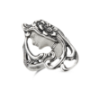 Kép 1/2 - Női fejes szecessziós stílusú ezüst gyűrű