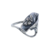 Kép 2/2 - Kála ezüst gyűrű szecessziós stílusban