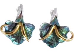 Zöld Titánium Fülbevaló Zöld Titánium Fülbevaló