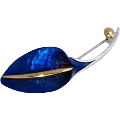 Kék titánium bross  – CBR