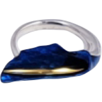 Kék titánium gyűrű – FRM