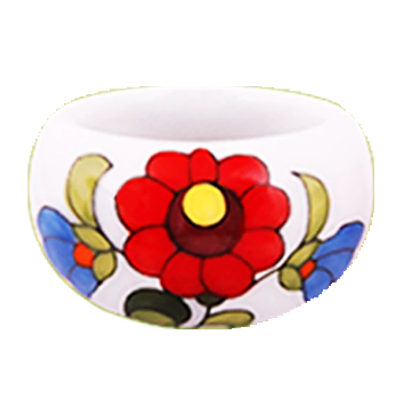 Fehér kalocsai porcelán gyűrű